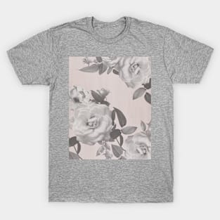 Roses print, flowers, modern print, plant T-Shirt